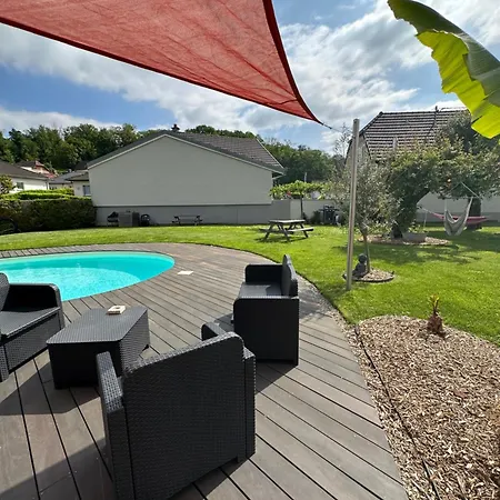 Vakantiehuis Chez Seb Et Lilou - Tiny House - Piscine Partagee - Parking - Proche Mulhouse Flaxlanden